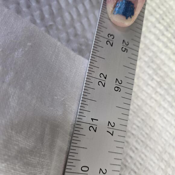 Pure Jill White Linen Blend Cropped Pants XL Elastic Waist Summer Beach Capris - Picture 5 of 9